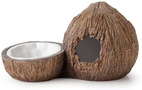 Exo Terra Tiki kokosnoot schuilgrot & waterschaal