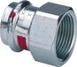 Viega Prestabo Fitting met 2 aansluitingen Staal 15 mm 3/4"