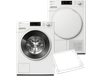 Miele Twa 520 Wp Ecospeed Wwa 120 Wcs Wasmachine & Droger Met Stapelkit Bundel