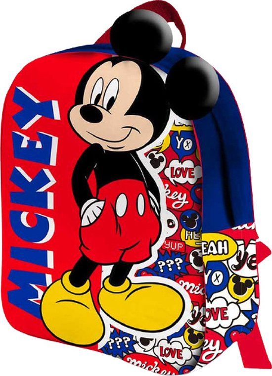 Disney Rugzak Mickey Mouse 4,8 Liter Polyester Rood/blauw