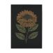 Ekelund Linneväveri Serviette de cuisine Helia 48x70 cm Noir-jaune