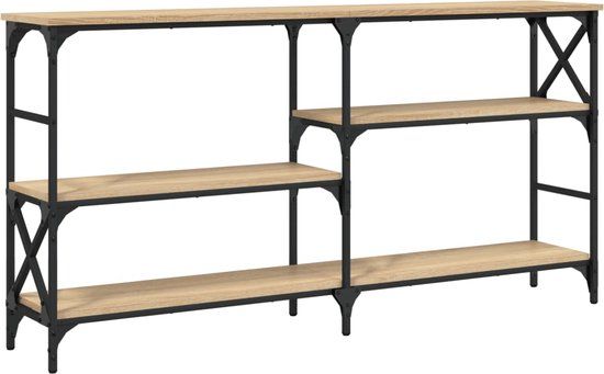 vidaXL Wandtafel 150x29x76,5 cm Bewerkt Hout Sonoma Eikenkleurig