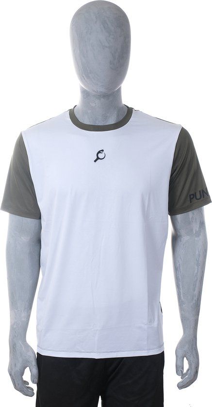 PUNTAZO Padel T-shirt Dames - Khaki - Maat M - Korte Mouw - Dames
