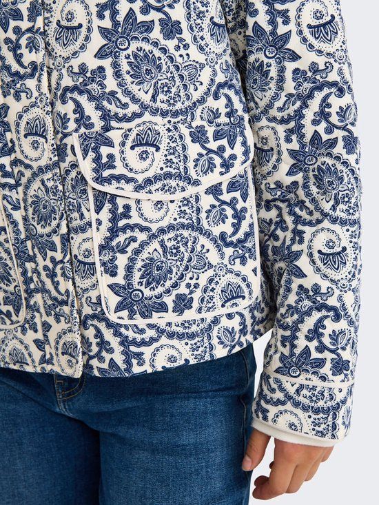 ONLY Onlhallie Quilted Jacket Otw Noos 15328523 Cloud Dancer Women's Size - L
