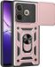 Techsuit Hoesje geschikt voor Oppo A5 Pro - Camshield Back Cover - Roségoud