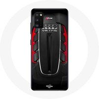 Audi RS Logo rood Maniacase Hoesje voor Samsung Galaxy S20