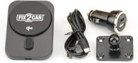Kram Fix2Car houder voor QI2 draadloos opladen voor Iphone 13/14/15/16, max 15W, met magnetische ring.