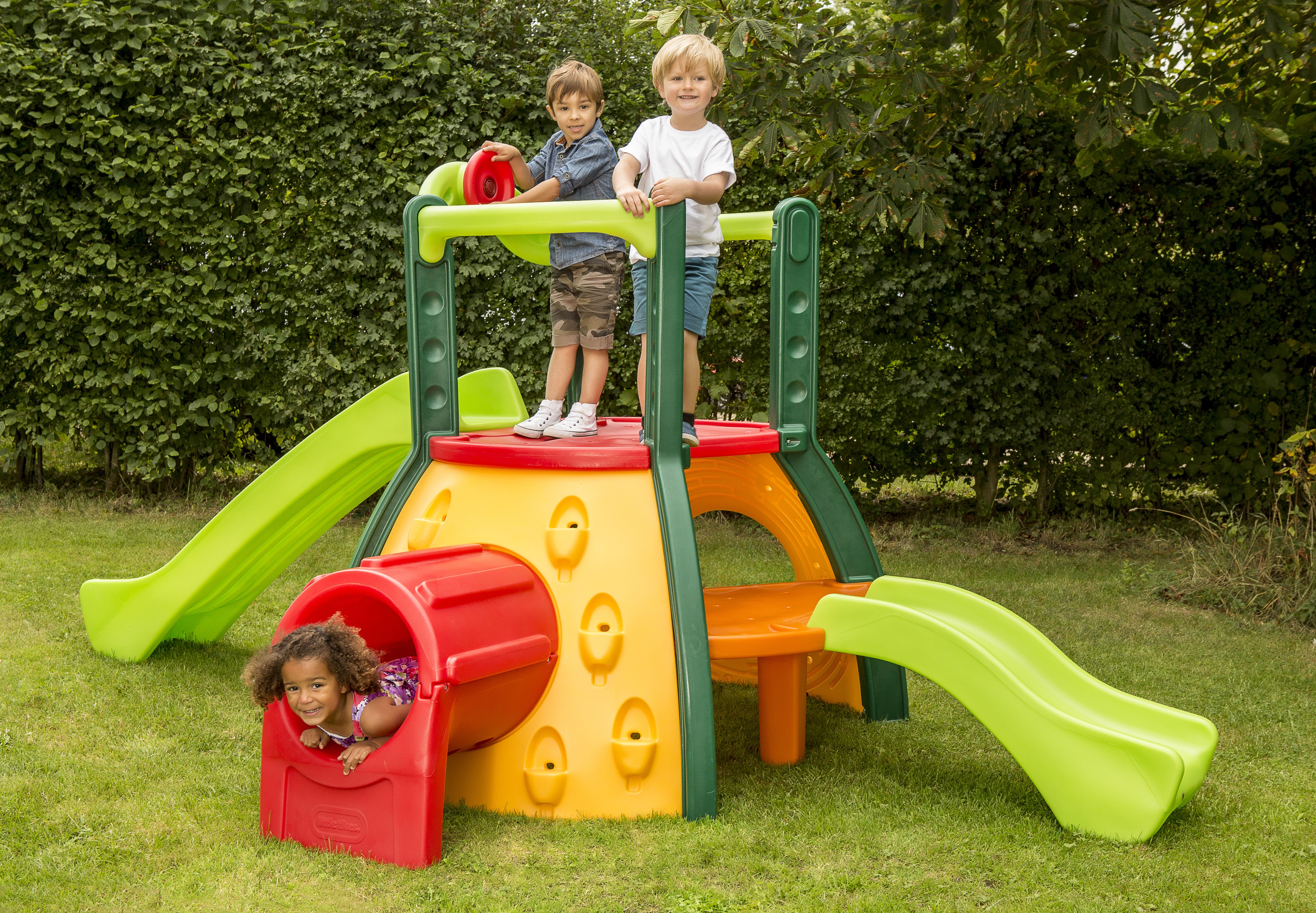 Little Tikes Super Evergreen Dubbeldekker Glijbaan - Speeltoestel | Groen