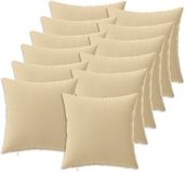 vidaXL - Kussen - 12 stuks - HEERLEN - Beige - 40 x 40 cm - Polyester