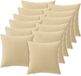 vidaXL - Kussen - 12 stuks - HEERLEN - Beige - 40 x 40 cm - Polyester