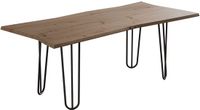 Vicco Yan Salontafel – 110 x 50 cm Artisanaal eiken