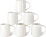 Shenzhen Haorui Industrial Technology Co., Ltd. Set de tasses à café - Céramique faite à la main avec dégradé de couleurs - Lavable au lave-vaisselle et au micro-ondes - Pour latte, thé, bière et chocolat chaud - 6 pièces, 18 oz (environ 500 ml)