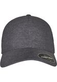 urban classics Flexfit Unisex Delta Carbon Cap Baseballpet, melange houtskool, L/XL