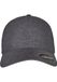 urban classics Flexfit Unisex Delta Carbon Cap Baseballpet, melange houtskool, L/XL