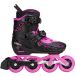 FlyingEagle Patins à roulettes Fille Dynamo Réglable (Noir/Rose - 37-41)
