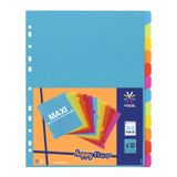 Viquel 154731-06 A4 Polypropyleen (PP) Blauw, Groen, Oranje, Roze, Rood, Geel 12 stuk(s)