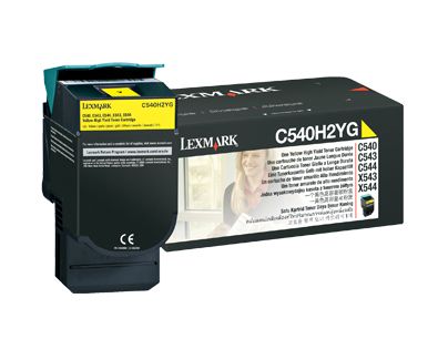 Lexmark C54x, X54x Gele Tonercartridge - 2000 Pagina's - C540H2YG
