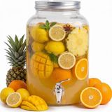 Fontaine Saveur et Dégustation Fontaine Distributeur Boisson Carafe Verre Robinet 8L