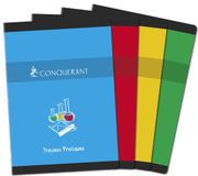 Conquerant 100103720 schrijfblok & schrift 96 vel Rood, Groen, Geel, Blauw