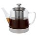 Café Olé Theepot, theepot en bodem van roestvrij staal, roestbestendig, vaatwasmachinebestendig, 1 l