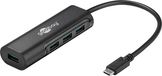 Goobay 77502 - USB 3.1 Hub - 4x USB-A - Zwart
