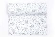 Ti TIN Baby mousseline 125 x 125 cm | Chiffon met kattenmotief, lichte en zachte katoenvezel, veelzijdig inzetbare gaasdoek, als deken, halsdoek, slabbetje doek enz. Kleur: turquoise