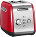 KitchenAid 5KMT221EER - Broodrooster - 2 sneetjes - 1100 W - Rood/Roestvrijstaal