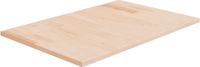 vidaXL Wastafelblad 60x40x1,5 cm onbehandeld massief