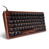 Sharkoon Skiller SGk50 S3 Wood, PBT, RGB Gaming Keyboard, 75% FR-lay-out
