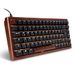 Sharkoon Skiller SGk50 S3 Wood, PBT, RGB Gaming Keyboard, 75% FR-lay-out