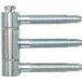 SFS Intec Paumelle à emboîter 18 mm pour portes en bois à feuillure, 3 pièces, acier galvanisé