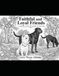 Faithful and Loyal Friends: A Collection of Dog Photographs and Drawings