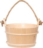 Rento 4Living sauna-emmer met touwgreep - Vurenhout