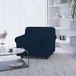 Italian Bed Linen Bankhoes LESLIE elastisch en rekbaar, donkerblauw 1-zits