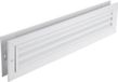 STARX deur rooster - 470 x 121 mm - aluminium - wit