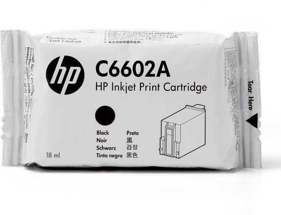 HP C6602A Zwarte Inktcartridge - Origineel