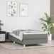 Maison Exclusive - Cadre de lit avec sommier tapissier, gris foncé, 90 x 190 cm, textile