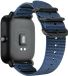 Strap-it Bracelet intelligent en nylon - Convient pour Xiaomi Amazfit GTS - Bleu