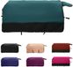 vidaXL Horse blanket Dark green and Black 95 cm Polyester
