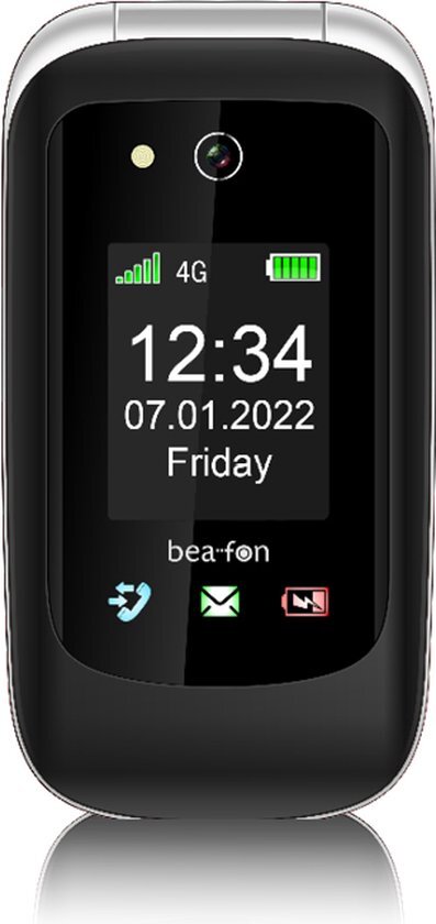 Bea-Fon Beafon SL720i 7,11 cm (2.8") 125 g Zwart, Zilver