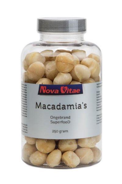 Nova Vitae Macadamia ongebrand raw 250 G