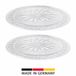 Westmark 2 assiettes à tarte, Ø 31 cm, aspect verre, incassable, plastique, transparent