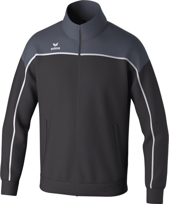 Erima Change Trainingsjack Heren - Zwart / Slate Grey / Wit - Maat L