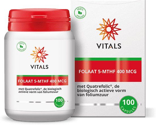 Vitals Folaat 5-MTHF 400 mcg - 100 capsules