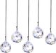 Verre van merkloze kristallen glasprisma 30 mm - Set van 5 - Decoratieve kristallen hangers voor raam- en tuindecoratie