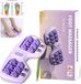 Rouleau de massage de pied double avec tige de massage pour améliorer la circulation sanguine