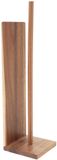 Tendance Wc/toiletrolhouder reservoir - donkerbruin - acacia hout - 48 cm