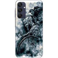 Maniacase Coque Pour Samsung galaxy A25 vikings ragnar lothbrok bouclier corbeau