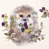 IHR - Lunch servetten - Forest hedgehog cream
