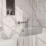 Brauer Brushed Carving Thermostatische Inbouw Badkraan Badvulcombinatie